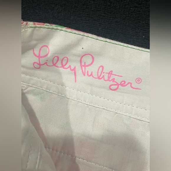 🌸💚Lilly Pulitzer The Callahan Summer Short Pink & Green Women's Size 8🌸💚 - Picture 6 of 11